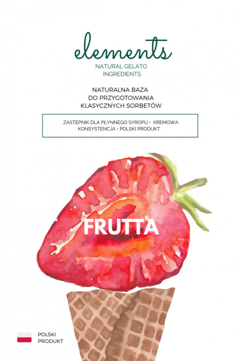 naturalna baza do sorbetów frutta