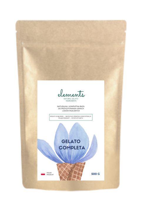 naturalna baza do lodów mlecznych gelato completa