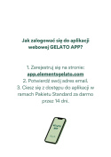 Roczna subskrypcja webowej aplikacji GELATO APP