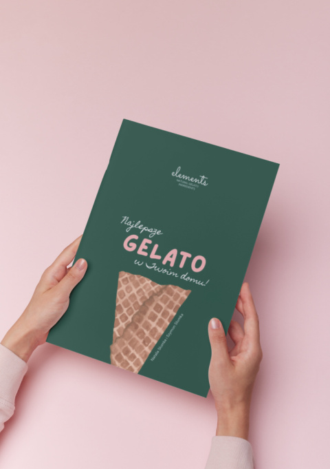 GELATO BOX zestaw: Baza do lodów mlecznych + Baza do sorbetów + Książka